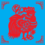 鸡剪纸