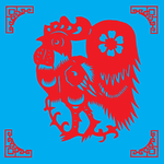 鸡剪纸