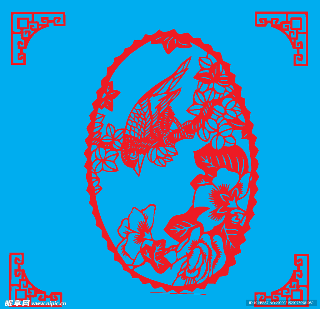 花鸟剪纸
