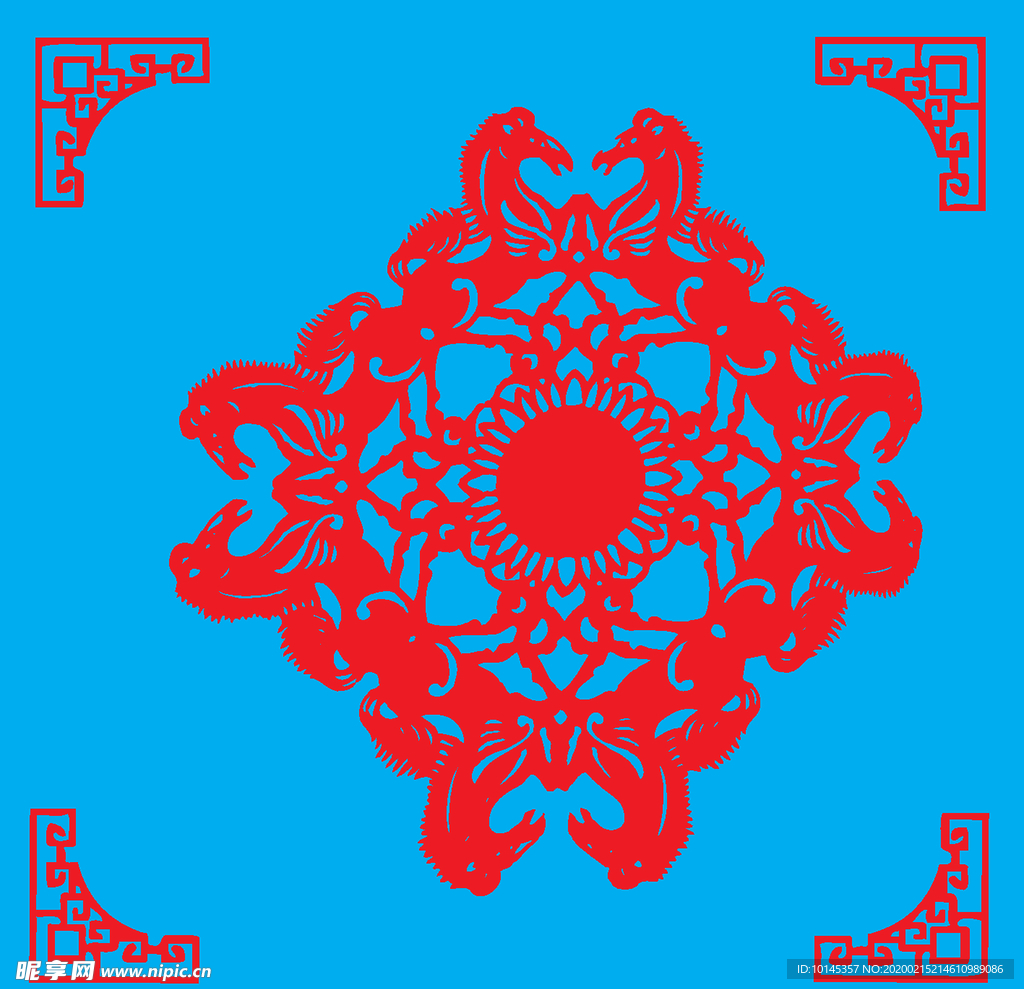 马剪纸