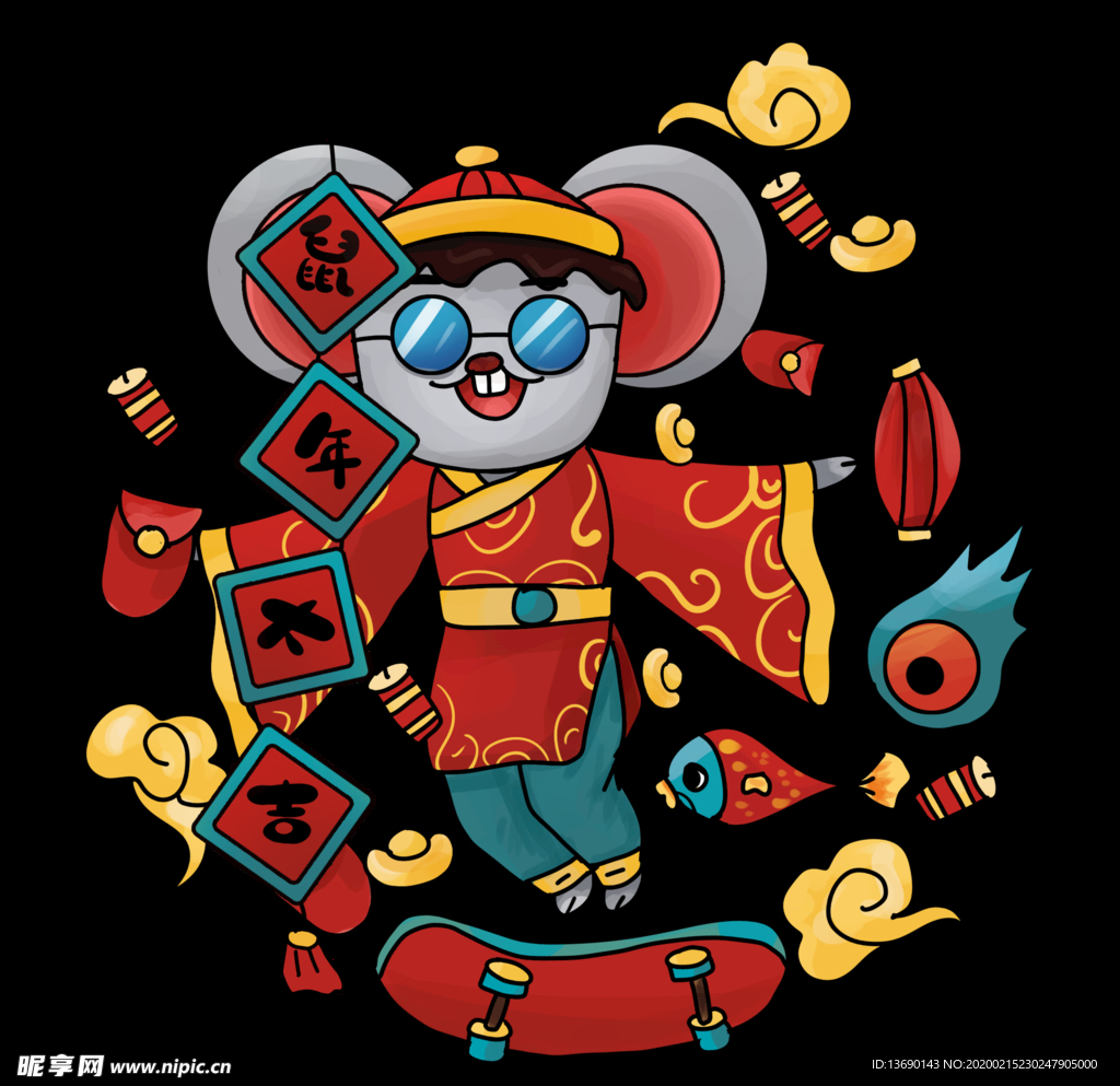 国潮手绘
