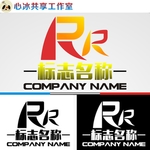 R字母logo