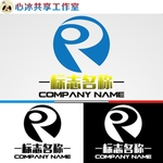 R字母logo