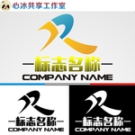 R字母logo