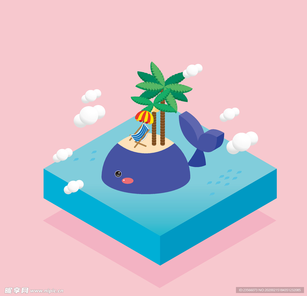 小清新卡通生活插画