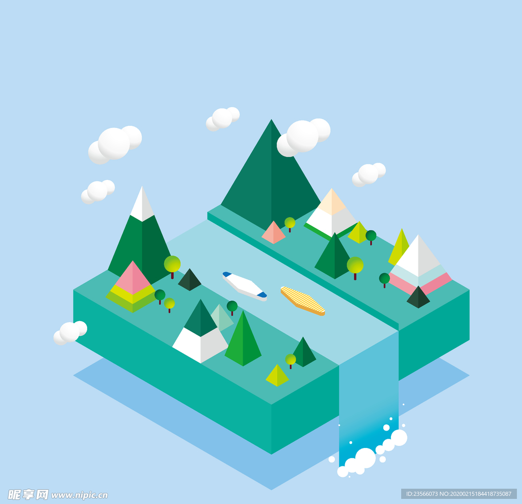 小清新卡通生活插画