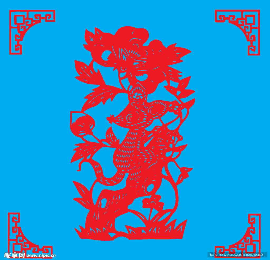 老鼠剪纸