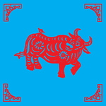 牛剪纸