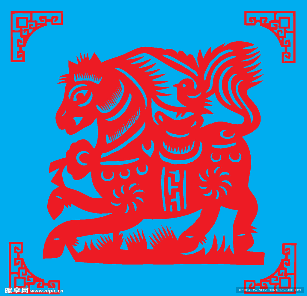 马剪纸