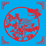 蝶恋花剪纸