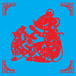 老鼠剪纸
