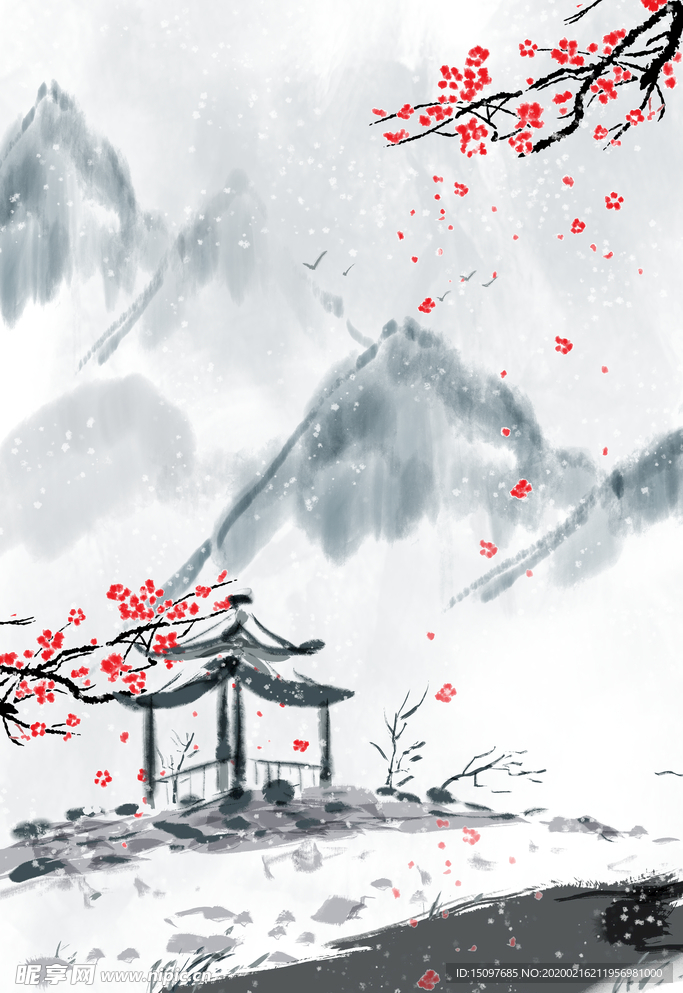 中国风背景墙
