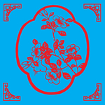 花卉剪纸