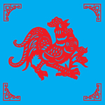 鸡剪纸
