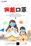 预防冠状肺炎流感病毒海报