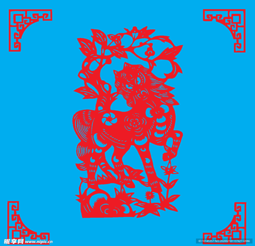 马剪纸