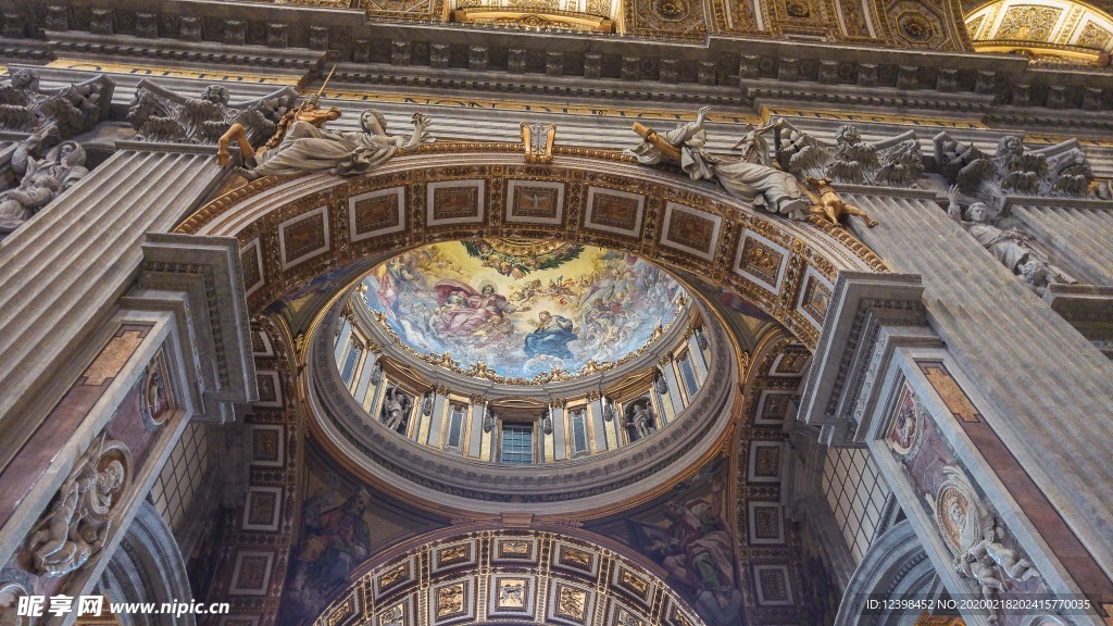 梵蒂冈建筑风情摄影