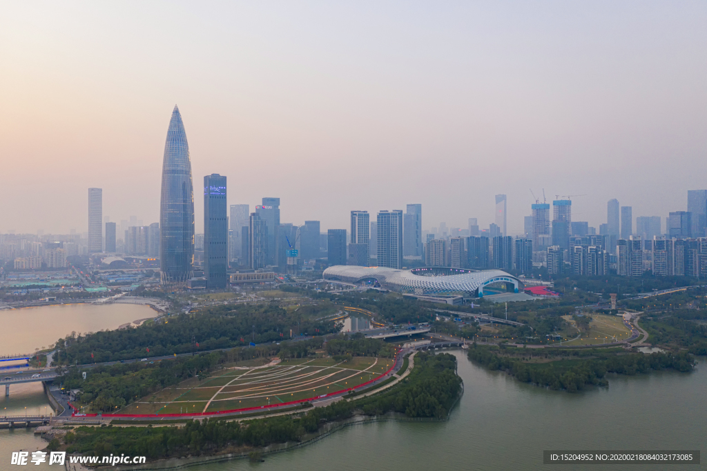 广东深圳地标深圳湾公园