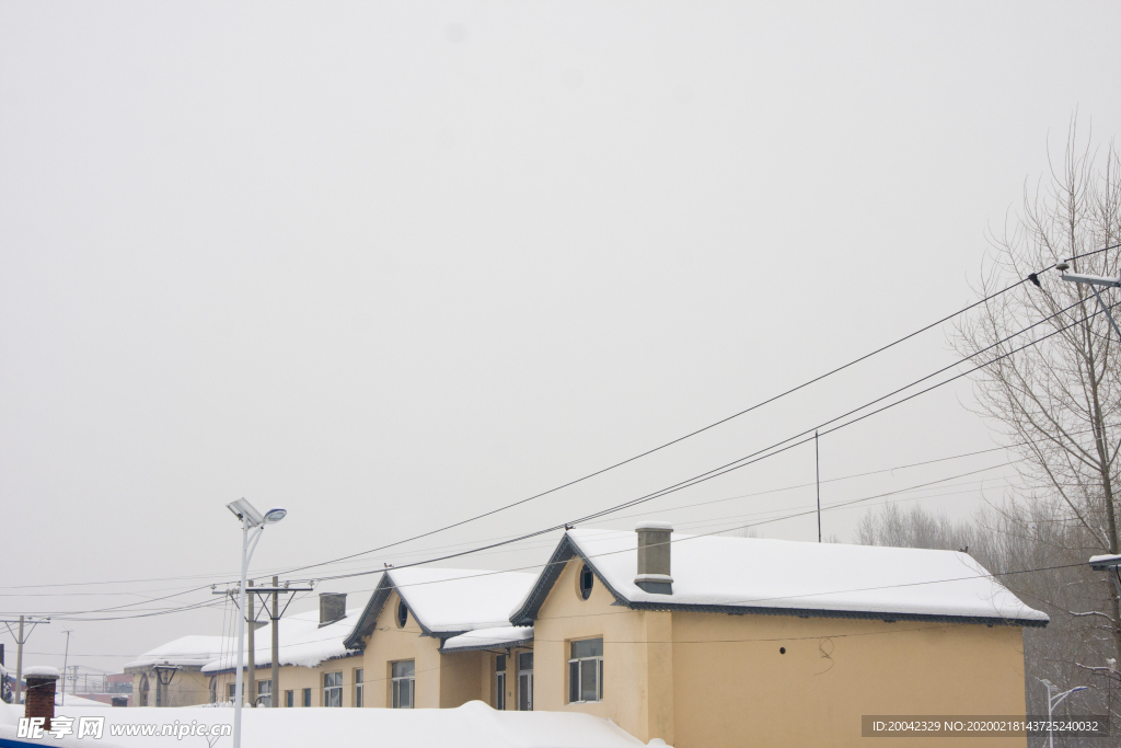 雪景房子