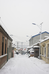 东北雪景住宅区