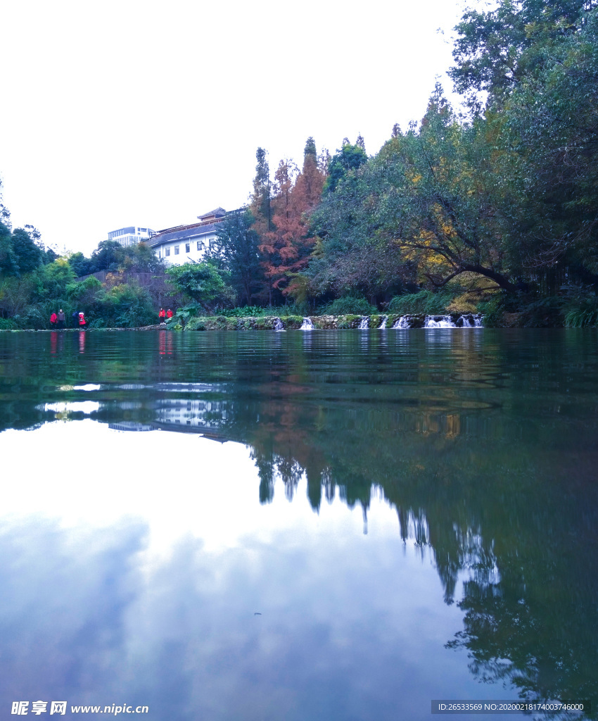 成都杜甫草堂 杜甫故居 湖水