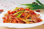 菌炒培根