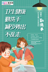 预防武汉冠状肺炎流感病毒海报