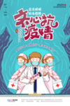 预防冠状肺炎流感病毒海报