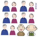 老人表情