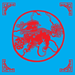 舞狮剪纸