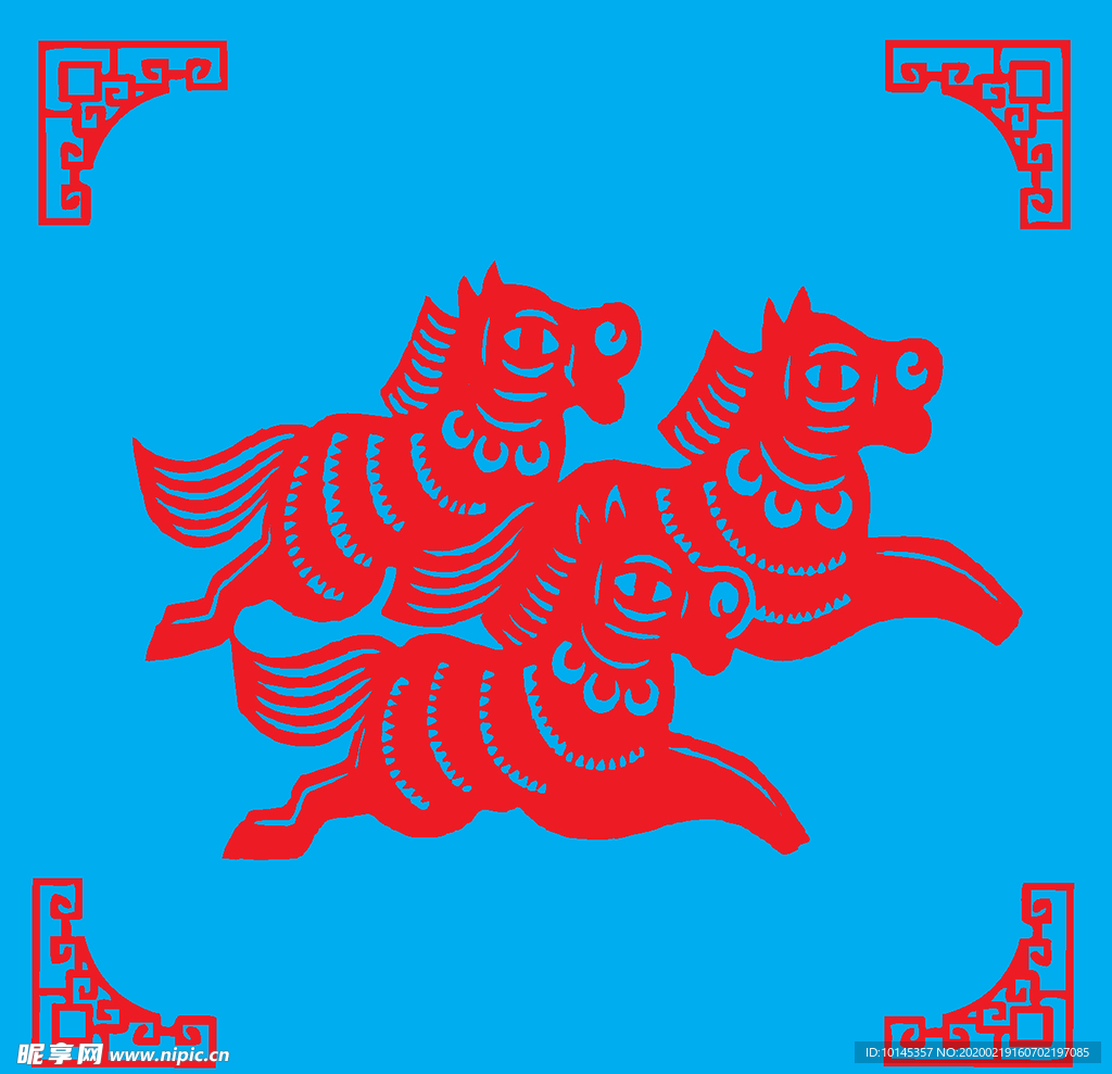 马剪纸