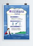 原创酒精瓶消毒液使用方法海报