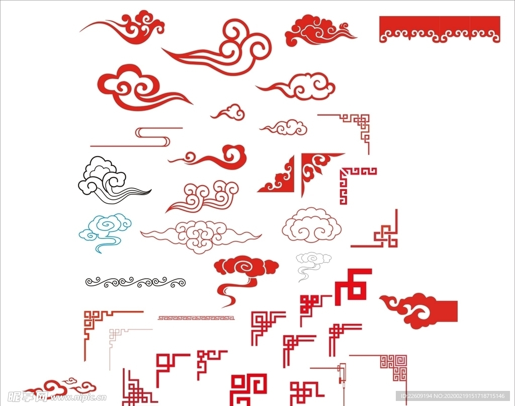云纹 传统边框