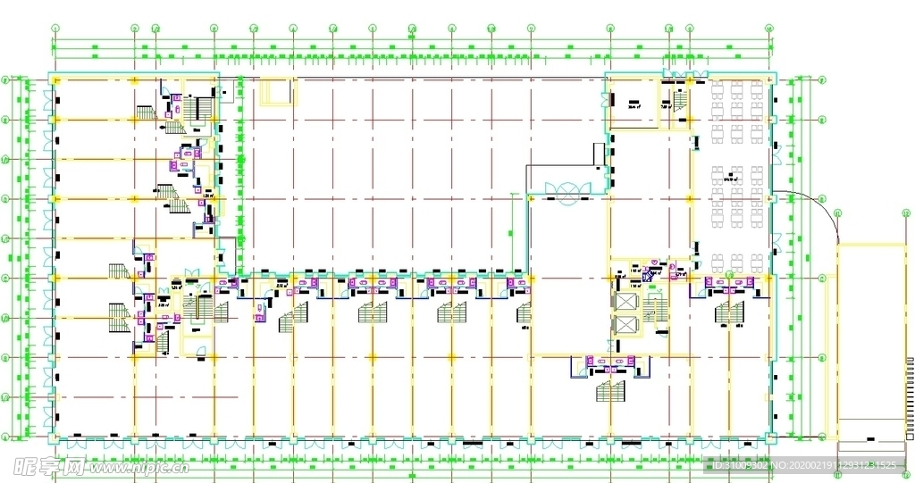 商场建筑平面图CAD