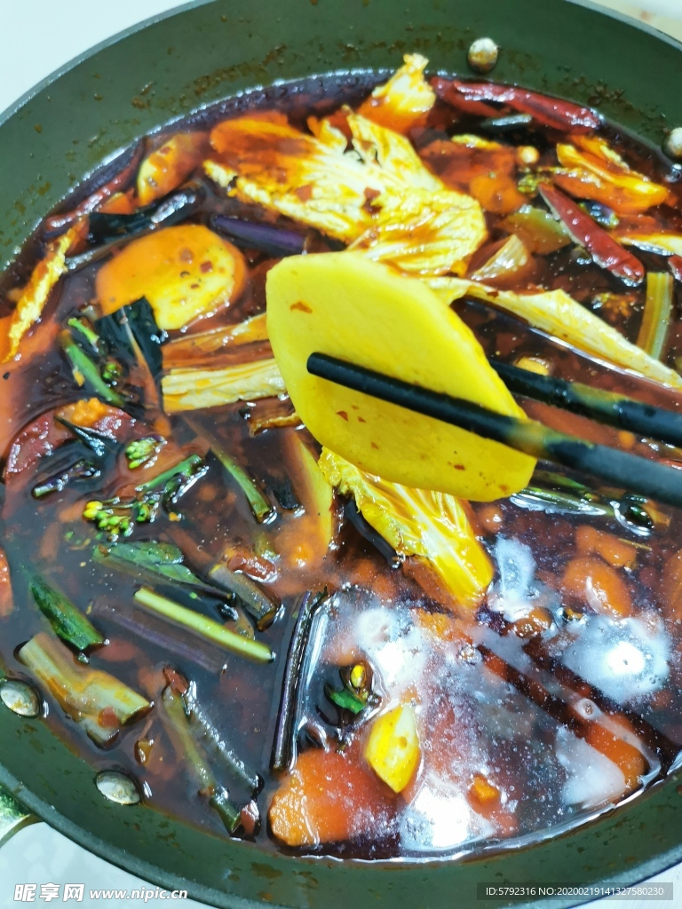 夹菜
