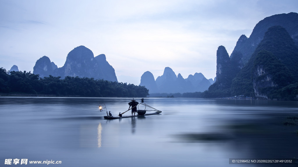 美丽的漓江山水