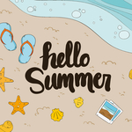 夏日创意卡通图案