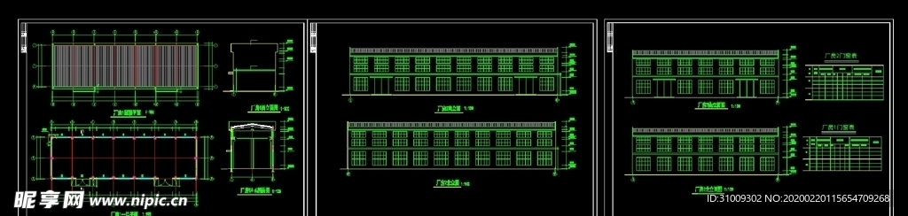 厂房设计图 CAD