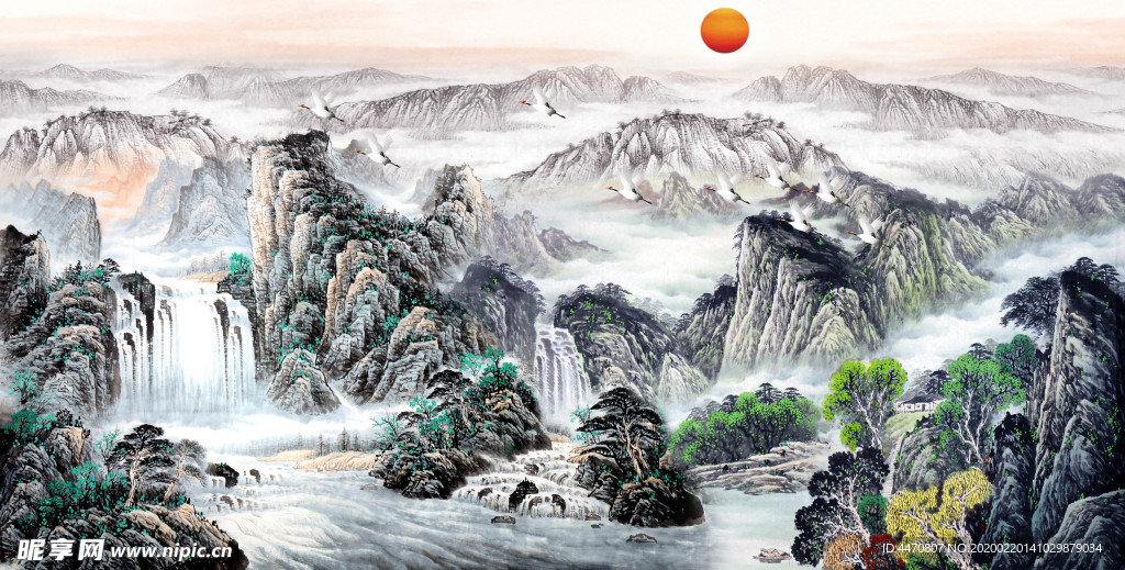 水墨山水