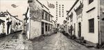 徽派古建筑背景墙