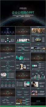 高端大气企业公司简介PPT模板
