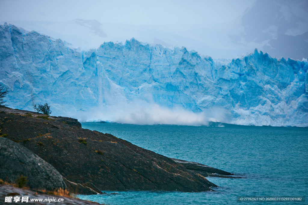 自然风景大海冰山
