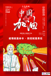 预防冠状肺炎流感病毒海报