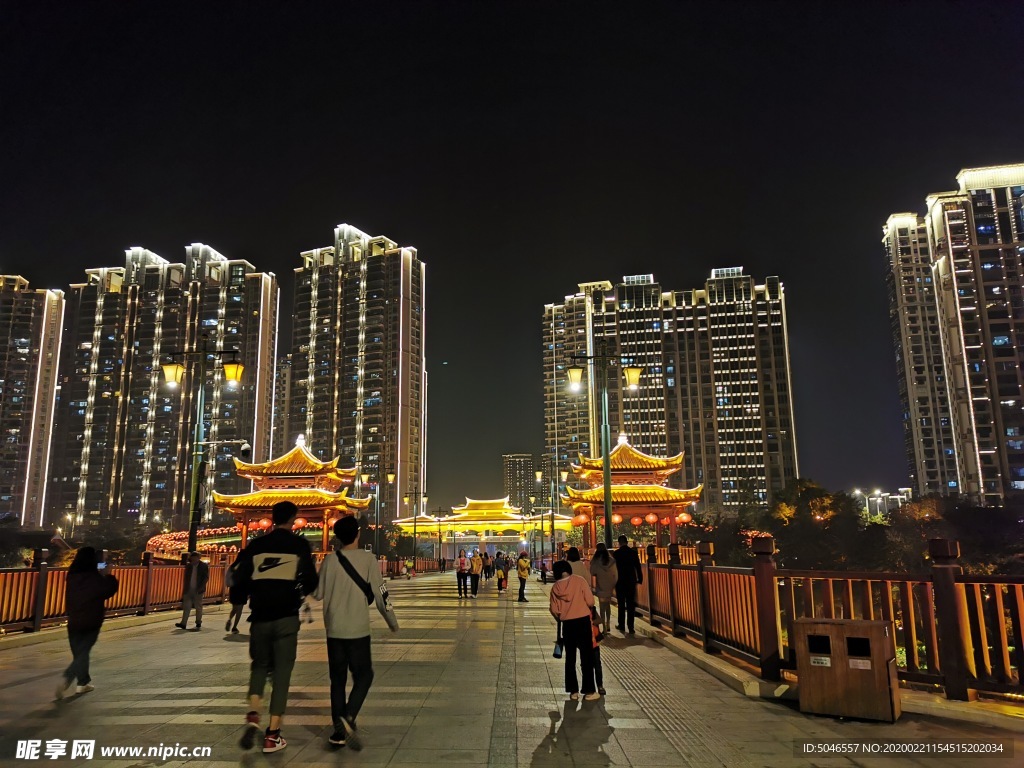 九龙江夜景