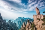 壮丽山河山峰背景