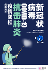 预防冠状肺炎流感病毒海报