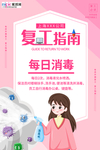 预防武汉冠状肺炎流感病毒海报