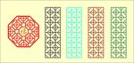 福字屏风
