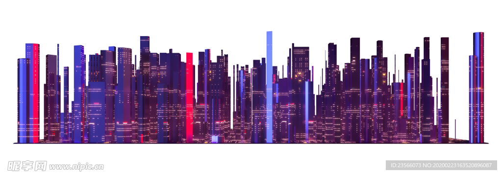 科技城市装饰图案