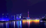 夜晚的珠江